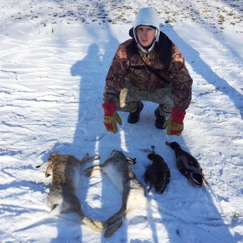 Охота по первому снегу в Астрахани